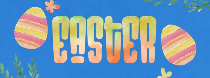 Easter: facebook cover