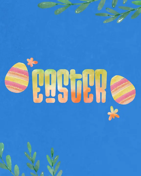 Easter: social post