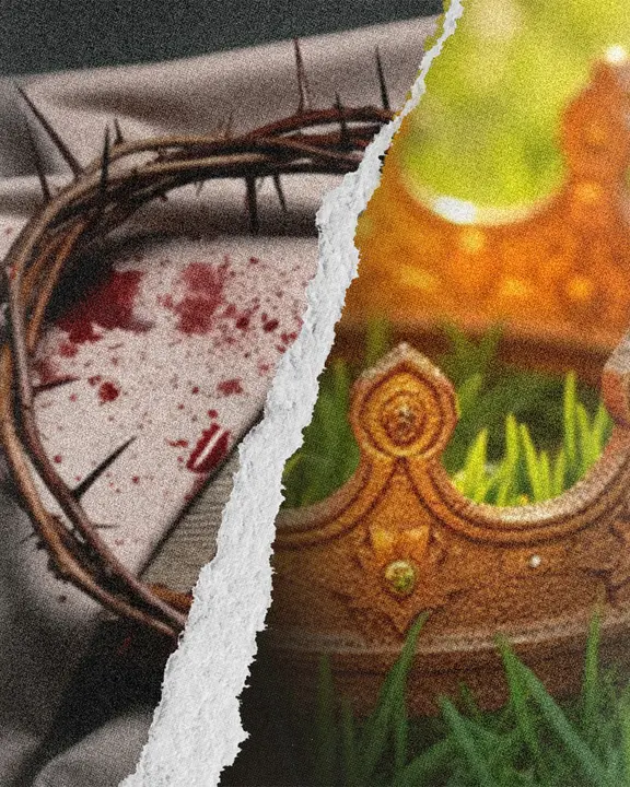 Easter Weekend: The Blood Of Jesus & The Crown Of Life: social post · blank