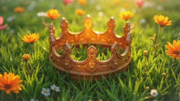 Easter Sunday: Crown of Life: 4K slide · blank