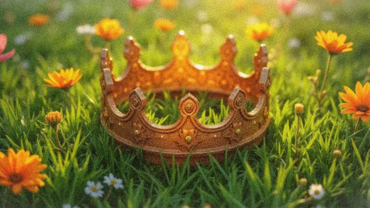 Easter Sunday: Crown of Life: blank background