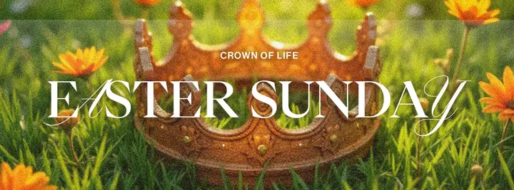 Easter Sunday: Crown of Life: facebook cover