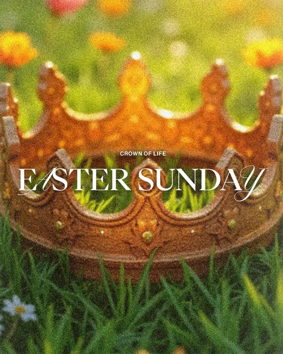 Easter Sunday: Crown of Life: social post