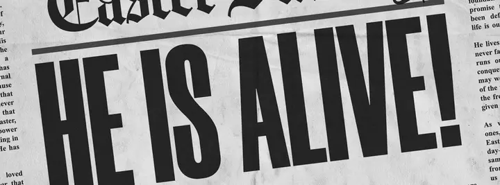 Easter Sunday He Is Alive: facebook cover