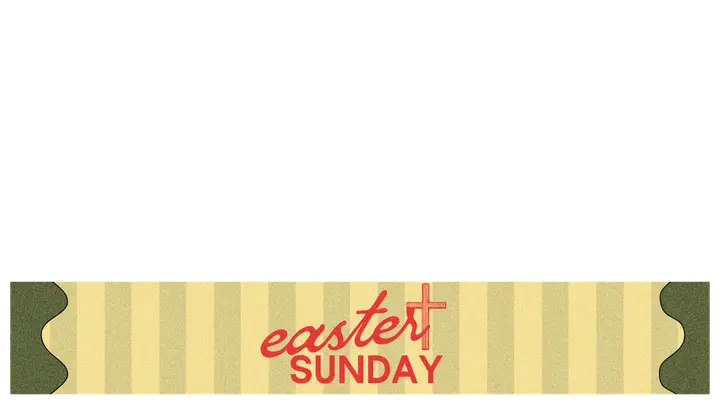 Easter Sunday: lower third
