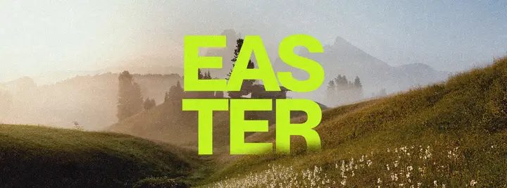 Easter: facebook cover