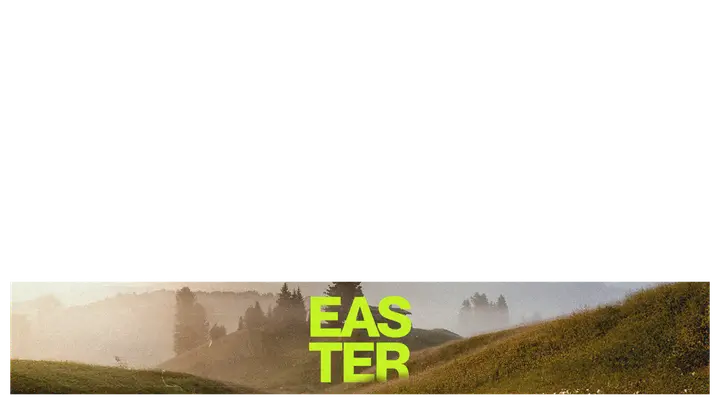 Easter: lower third
