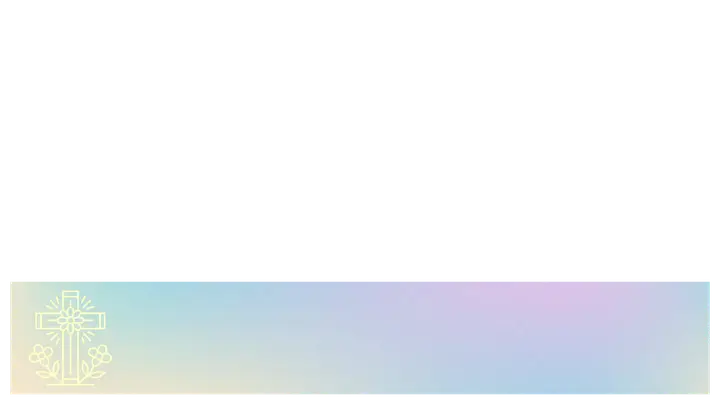 Easter: lower third · blank