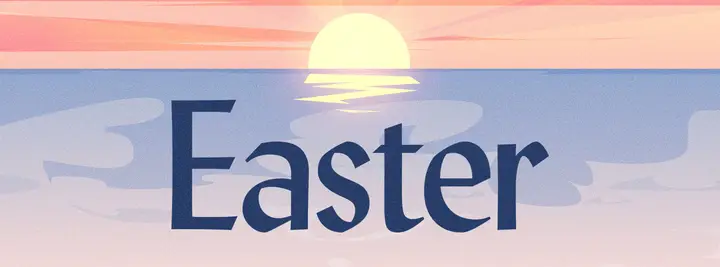 Easter: facebook cover