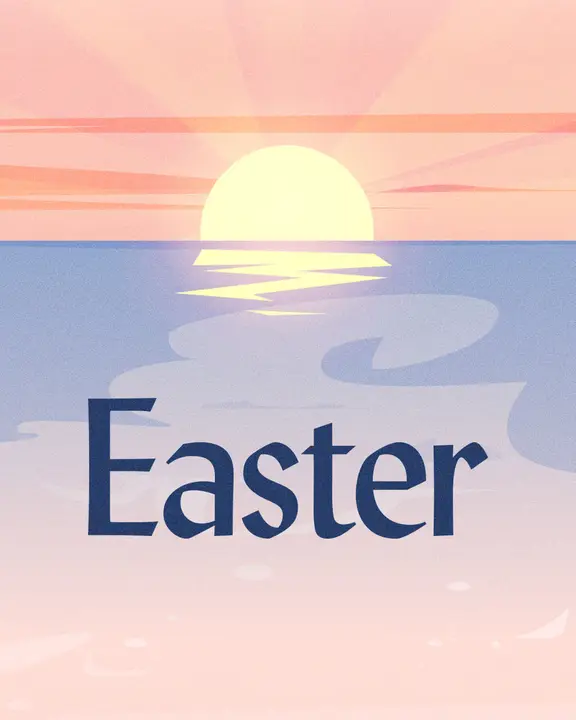 Easter: social post