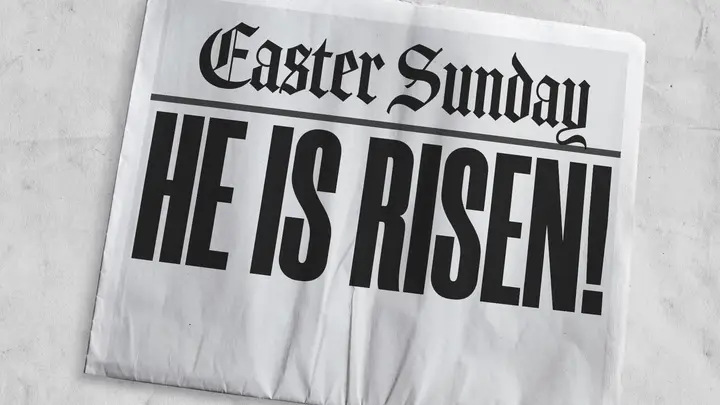 Easter Sunday He Is Risen: HD slide