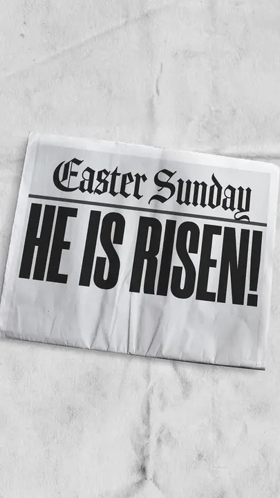 Easter Sunday He Is Risen: story