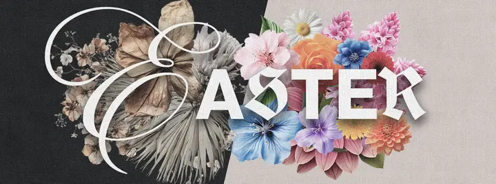 Easter: facebook cover