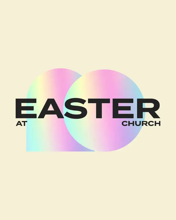 Easter At Church: social post