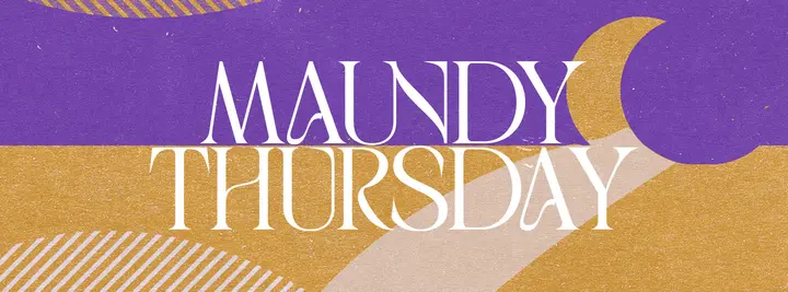 Maundy Thursday: facebook cover