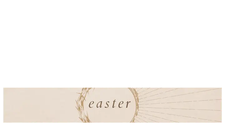 Easter: lower third
