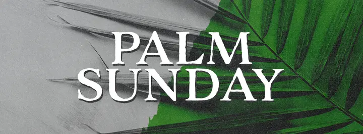 Palm Sunday: facebook cover