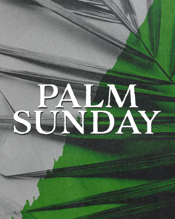 Palm Sunday: social post
