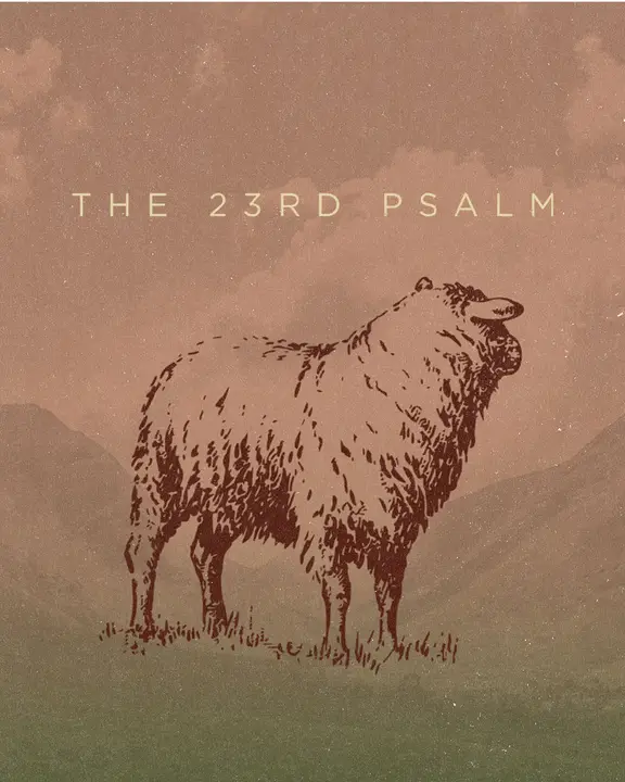 The 23rd Psalm: social post
