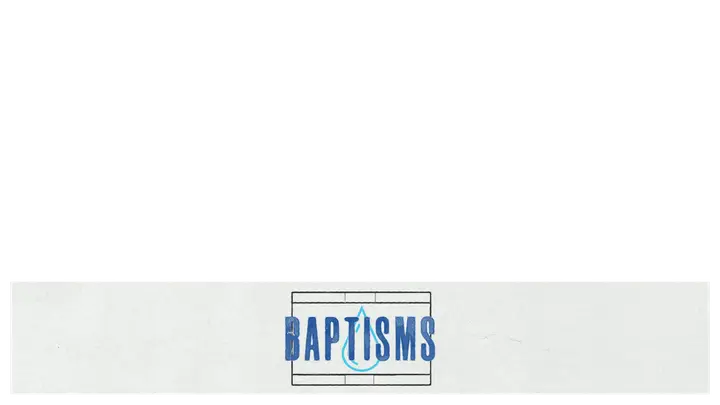 Baptisms: lower third
