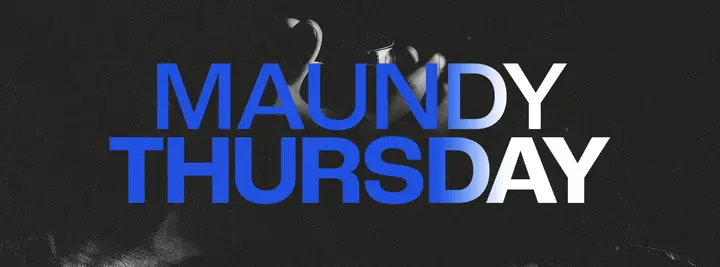 Maundy Thursday: facebook cover