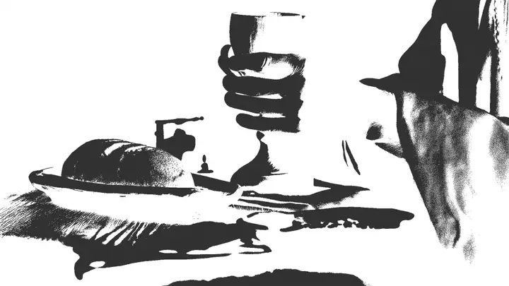 Maundy Thursday: 4K slide · blank