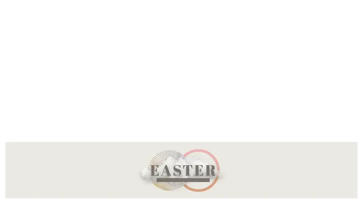 Easter: lower third