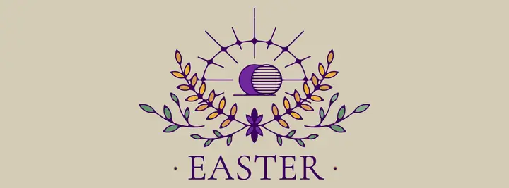 Easter: facebook cover