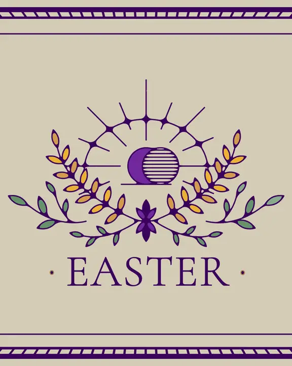 Easter: social post