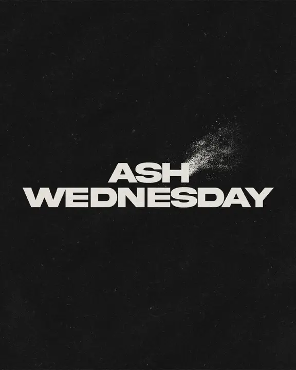 Ash Wednesday: social post