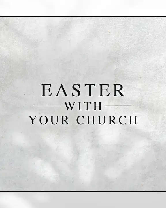 Easter With Your Church: social post