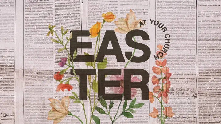 Easter At Your Church: 4K slide