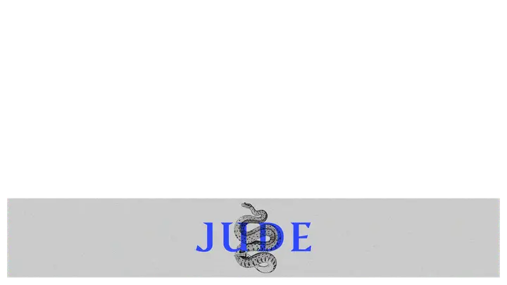 Jude: lower third