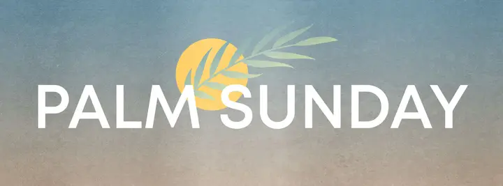 Palm Sunday: facebook cover
