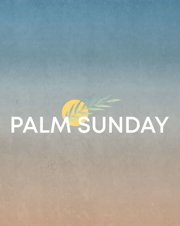 Palm Sunday: social post