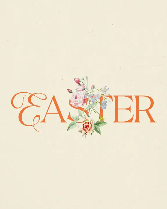 Easter: social post