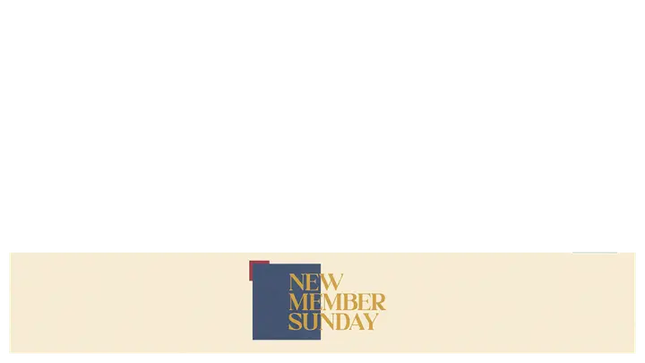 New Member Sunday: lower third