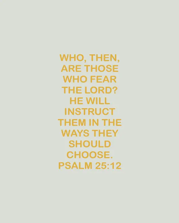Psalm 25: social post