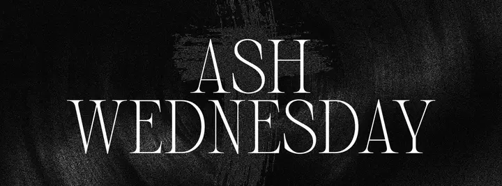 Ash Wednesday: facebook cover