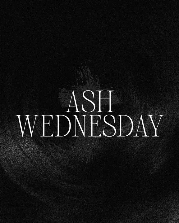 Ash Wednesday: social post