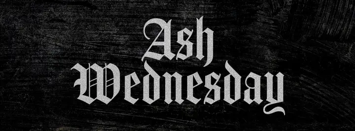 Ash Wednesday: facebook cover