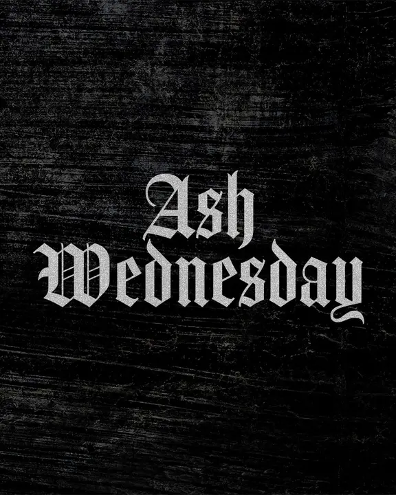 Ash Wednesday: social post