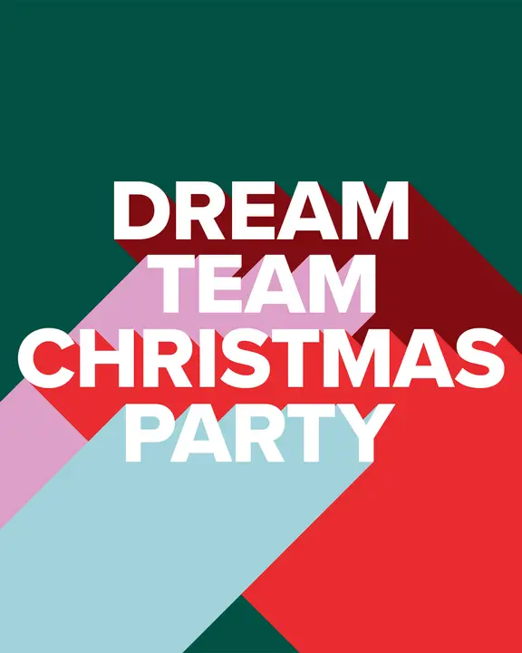 Dream Team Christmas Party: social post