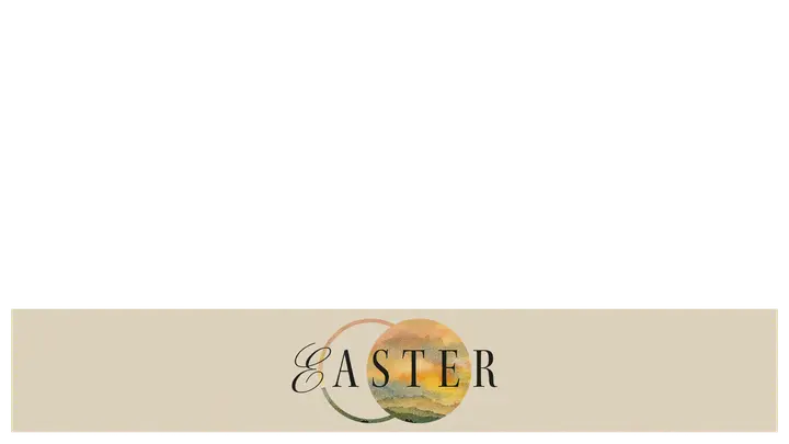 Easter: lower third