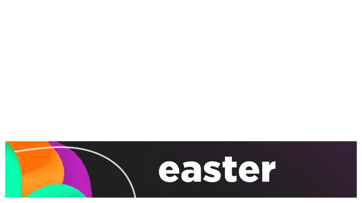 Easter: lower third