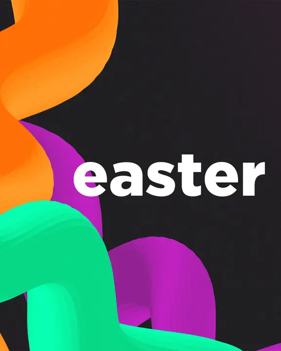 Easter: social post