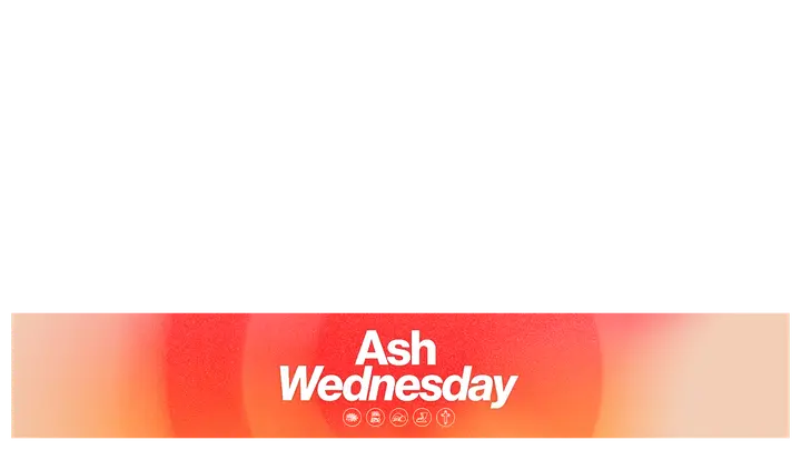 Ash Wednesday: lower third