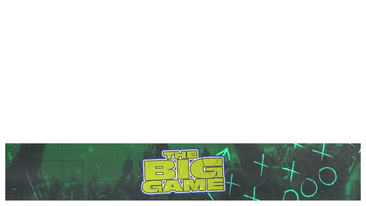 The Big Game: lower third