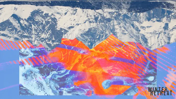 Winter Retreat: 4K slide · blank