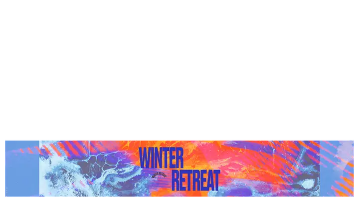 Winter Retreat: lower third